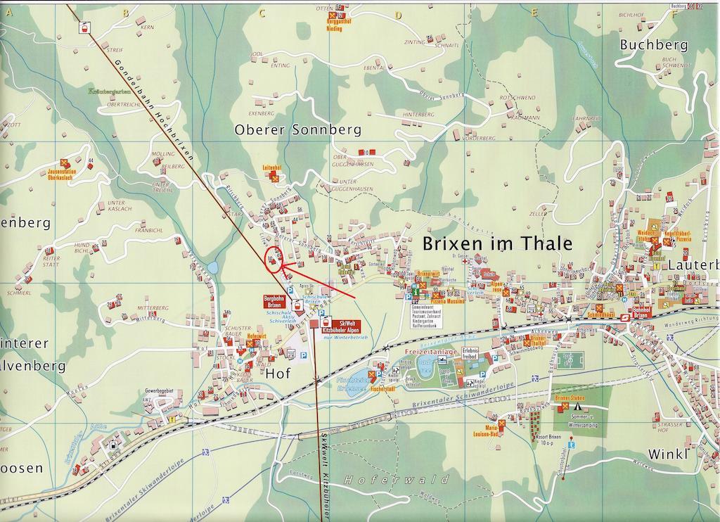 Gaestehaus Hofer Brixen im Thale Esterno foto